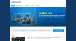 Desktop Screenshot of jardinelawfirm.com